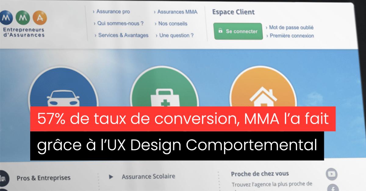 UX Design Comportemental, 57% de taux de conversion !? MMA l’a grâce au design comportemental !